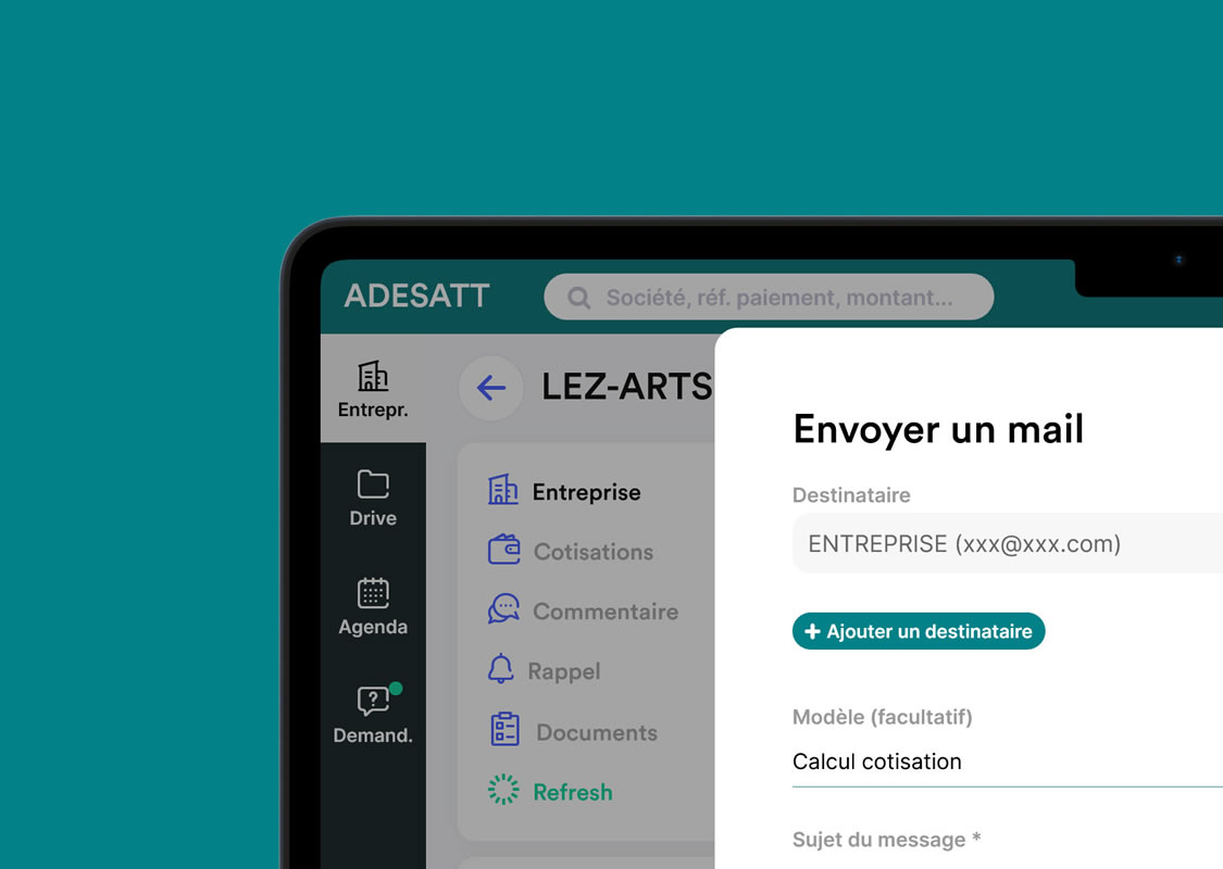 Parsing automatique relevs bancaires outil gestion fdration Adesatt pour rapprochement paiements cotisations des adhrents
