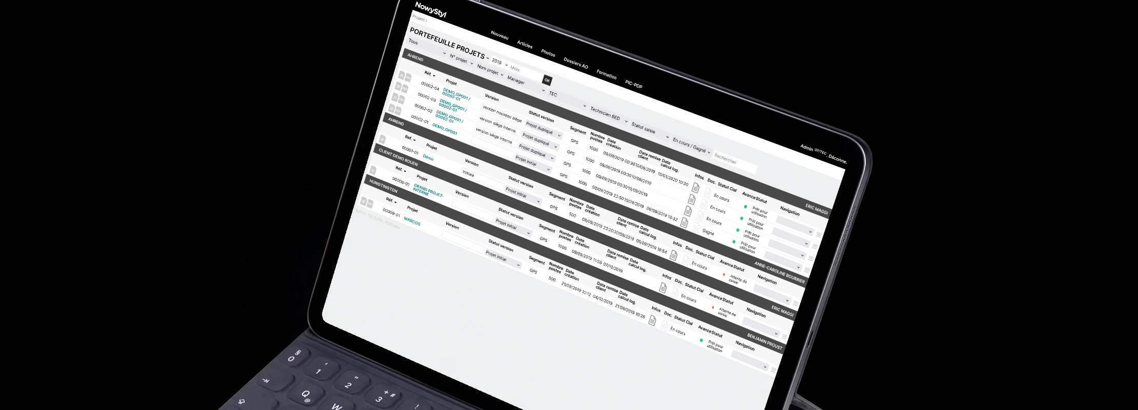 Systme FQS Furniture Quote System Nowy Styl avec 600 paramtres configurables pour chiffrage mobilier grands comptes