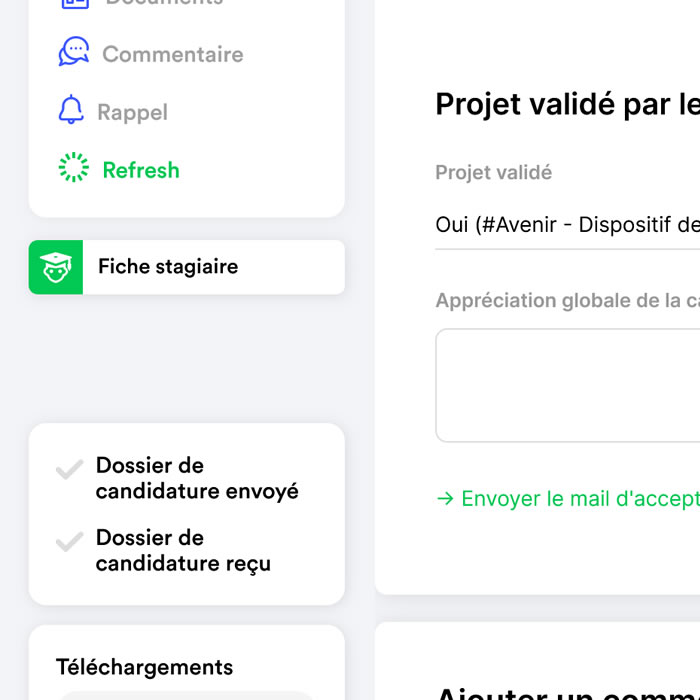 Interface de suivi parcours tudiant avec intgration Azure AD et Google Workspace pour authentification et synchronisation des donnes